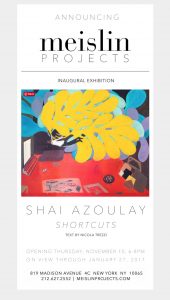 Read more about the article Shortcuts at Andrea Meislin Gallery, NYC | Nov 2016